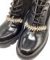 中古・古着 HER LIP TO (ハーリップトゥ) Crystal Lace-Up Ankle Boots ブラック サイズ:38：8000円