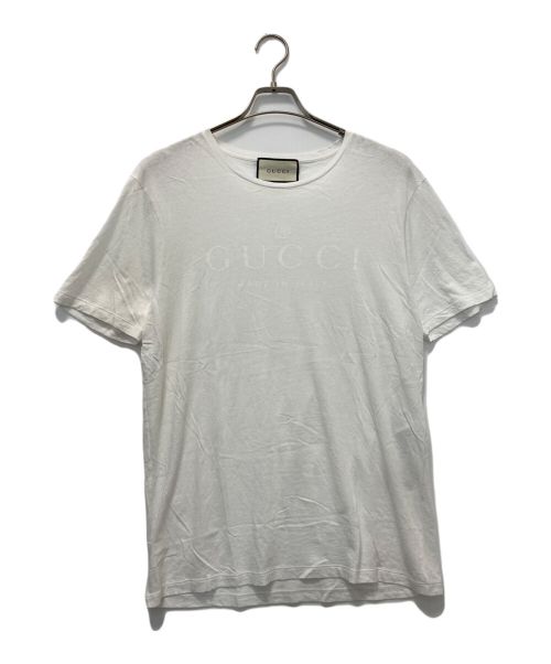 GUCCI（グッチ）GUCCI (グッチ) Tonal Brand Logo Tee ホワイト サイズ:SIZE　XXLの古着・服飾アイテム