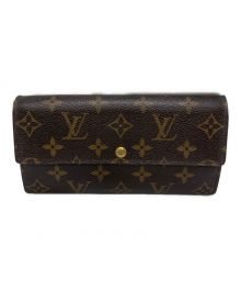 LOUIS VUITTON（ルイ ヴィトン）の古着「長財布」｜ブラウン