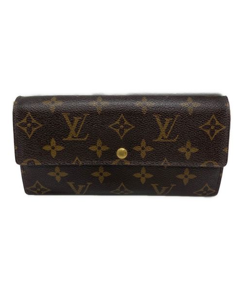 LOUIS VUITTON（ルイ ヴィトン）LOUIS VUITTON (ルイ ヴィトン) 長財布 ブラウンの古着・服飾アイテム