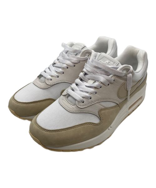 NIKE（ナイキ）NIKE (ナイキ) AIR MAX 1 PRM ホワイト×ベージュ サイズ:27の古着・服飾アイテム