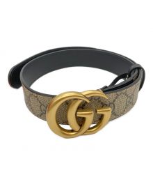 GUCCI（グッチ）の古着「GGマーモントベルト」｜ベージュ