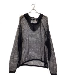 DAIRIKU（ダイリク）の古着「Romeo Chain Hoodie Knit」｜ブラック