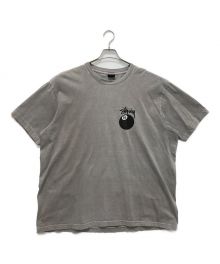 stussy（ステューシー）の古着「8ボールプリントTシャツ」｜グレー