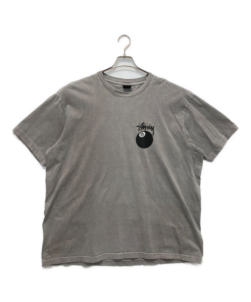 stussy（ステューシー）stussy (ステューシー) 8ボールプリントTシャツ グレー サイズ:XXLの古着・服飾アイテム