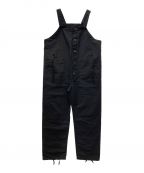 Engineered Garmentsエンジニアド ガーメンツ）の古着「Overalls Cotton Double Cloth」｜ブラック