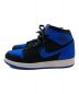 NIKE (ナイキ) AIR JORDAN 1 RETRO HIGH OG GS BLACK/ROYAL BLUE-WHI サイズ:24 未使用品：13000円