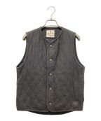 Snow peakスノーピーク）の古着「QUILTED FLANNEL VEST」｜グレー