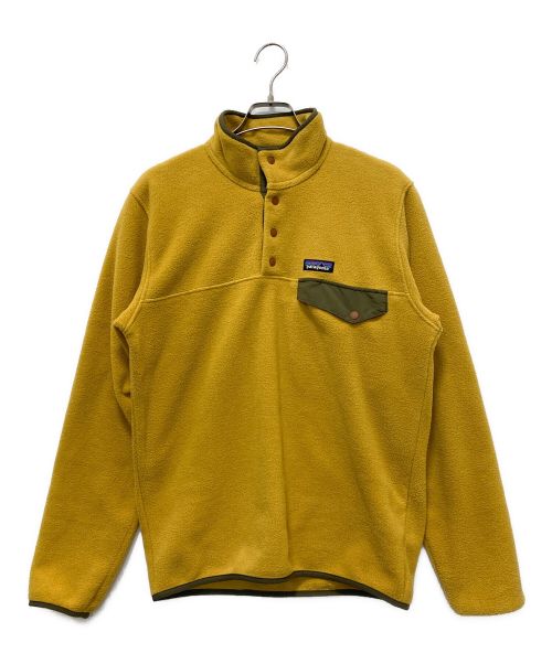 Patagonia（パタゴニア）Patagonia (パタゴニア) Lightweight Synchilla Snap-T Fleece Pullover イエロー サイズ:Sの古着・服飾アイテム