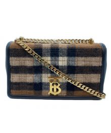 BURBERRY（バーバリー）の古着「スモールローラカシミヤTBチェーンショルダーバッグ」｜ブラウン