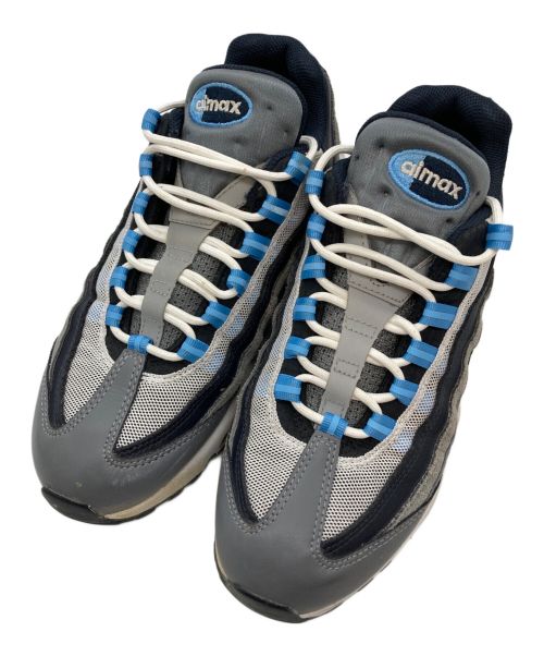 NIKE（ナイキ）NIKE (ナイキ) AIR MAX 95 グレー×スカイブルー サイズ:SIZE 26.5cmの古着・服飾アイテム