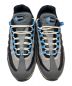 NIKE (ナイキ) AIR MAX 95 グレー×スカイブルー サイズ:SIZE 26.5cm：5000円