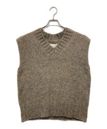 TODAYFUL（トゥデイフル）の古着「Yarn Knit Vest」｜グレー