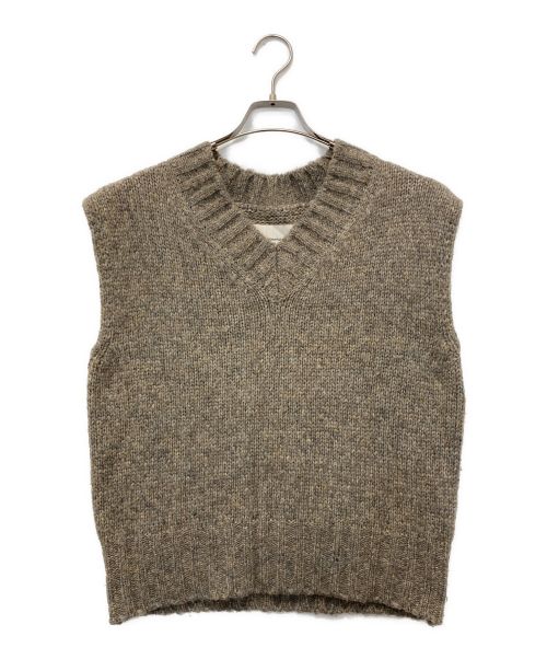 TODAYFUL（トゥデイフル）TODAYFUL (トゥデイフル) Yarn Knit Vest グレー サイズ:Freeの古着・服飾アイテム