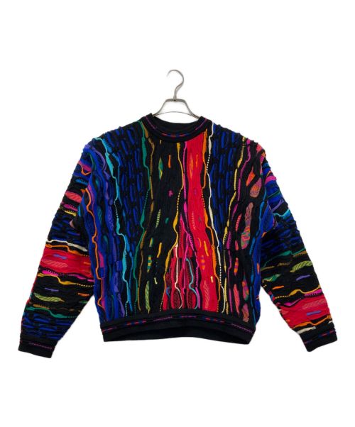 Coogi（クージー）Coogi (クージー) 3Dニット マルチカラー サイズ:Sの古着・服飾アイテム