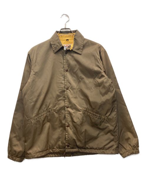 THE REAL McCOY'S（ザ・リアルマッコイズ）THE REAL McCOY'S (ザ・リアルマッコイズ) NYLON COTTON LINED COACH JACKET カーキ サイズ:Mの古着・服飾アイテム