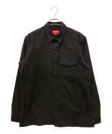 SUPREME（シュプリーム）の古着「Brushed Flannel Twill Shirt」｜ブラック