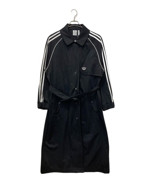 adidas Originals（アディダスオリジナル）adidas originals (アディダスオリジナル) PRIMEBLUE トレンチコート ブラック サイズ:SIZE Lの古着・服飾アイテム