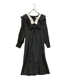 HER LIP TO（ハーリップトゥ）の古着「Costes Midi Dress」｜ブラック