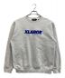 X-LARGE（エクストララージ）の古着「STANDARD LOGO CREWNECK SWEAT」｜グレー