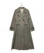 HER LIP TOハーリップトゥ）の古着「Hamilton Wool River Dress Coat」｜pearl green