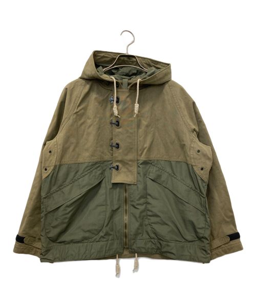 NIGEL CABOURN（ナイジェルケーボン）NIGEL CABOURN (ナイジェルケーボン) DECK JACKET HALFTEX カーキ サイズ:SIZE 46の古着・服飾アイテム