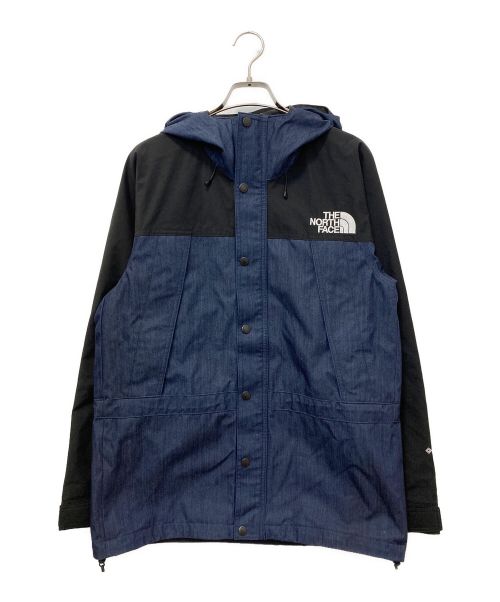 THE NORTH FACE（ザ ノース フェイス）THE NORTH FACE (ザ ノース フェイス) Mountain Light Denim Jacket ネイビー×ブラック サイズ:SIZE Mの古着・服飾アイテム