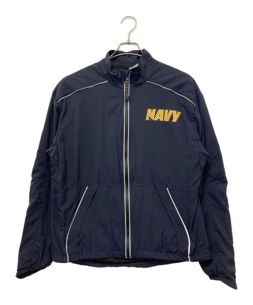 U'S NAVY（ユーエスネイビー）U'S NAVY (ユーエスネイビー) トレーニングナイロンジャケット ネイビー サイズ:SIZE S SHORTの古着・服飾アイテム