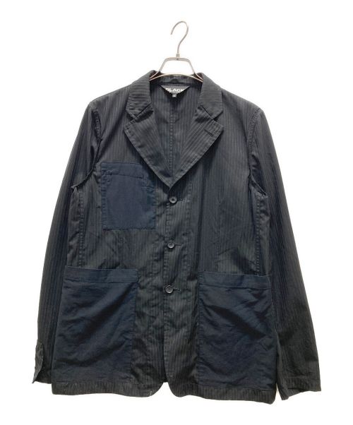 BLACK COMME des GARCONS（ブラック コムデギャルソン）BLACK COMME des GARCONS (ブラック コムデギャルソン) 再構築ブレザー ブラック サイズ:XLの古着・服飾アイテム