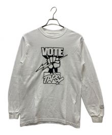 WTAPS（ダブルタップス）の古着「VOTEロングスリーブTシャツ」｜ホワイト