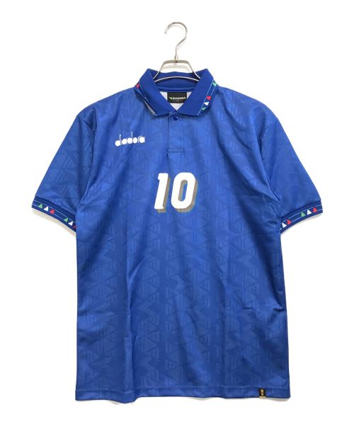 DIADORA（ディアドラ）DIADORA (ディアドラ) サッカーゲームシャツ ブルー サイズ:Ｌ 未使用品の古着・服飾アイテム