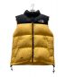 THE NORTH FACE（ザ ノース フェイス）の古着「ヌプシダウンベスト」｜ブラック×イエロー