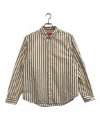 SUPREMEシュプリーム）の古着「Denim Shirt Tan Stripe」｜ベージュ×アイボリー