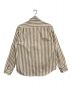 SUPREME (シュプリーム) Denim Shirt Tan Stripe ベージュ×アイボリー サイズ:M：12000円