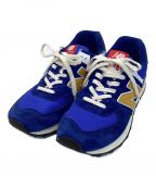 NEW BALANCEニューバランス）の古着「New Balance 574 'Royal Blue Gold'」｜ブルー