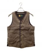 Joe McCOYジョーマッコイ）の古着「PIQUE WORK VEST」｜ブラウン