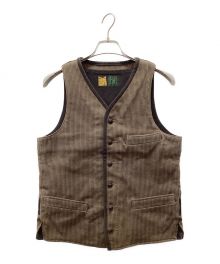 Joe McCOY（ジョーマッコイ）の古着「PIQUE WORK VEST」｜ブラウン