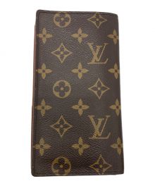 LOUIS VUITTON（ルイ ヴィトン）の古着「2つ折り長財布」｜ブラウン