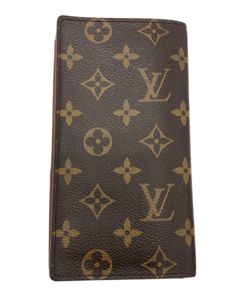 LOUIS VUITTON（ルイ ヴィトン）LOUIS VUITTON (ルイ ヴィトン) 2つ折り長財布 ブラウンの古着・服飾アイテム