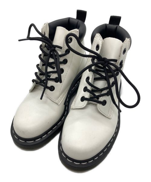 Dr.Martens（ドクターマーチン）Dr.Martens (ドクターマーチン) ６ホールブーツ ホワイト サイズ:US 5の古着・服飾アイテム