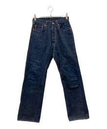 TCB jeans（ティーシービー ジーンズ）の古着「紙パッチ赤耳デニムパンツ」｜インディゴ