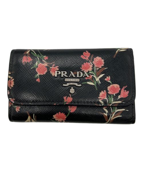 PRADA（プラダ）PRADA (プラダ) 6連キーケース ブラックの古着・服飾アイテム