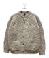 BATONER（バトナ―）の古着「SPREAD ARAN CREW NECK CARDIGAN」｜ベージュ