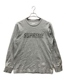 SUPREME（シュプリーム）の古着「17AW リフレクターロゴカットソー」｜グレー