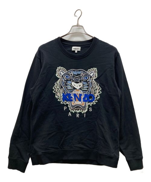 KENZO（ケンゾー）KENZO (ケンゾー) タイガー刺繍スウェット ブラック サイズ:XLの古着・服飾アイテム