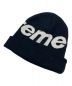 Supreme (シュプリーム) Big Logo Beanie ブラック：6000円