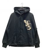 Y-3ワイスリー）の古着「GFX FT HOODIEスナップボタンパーカー」｜ブラック