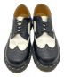 Dr.Martens (ドクターマーチン) ウィングチップシューズ ブラック×ホワイト サイズ:UK4：9000円