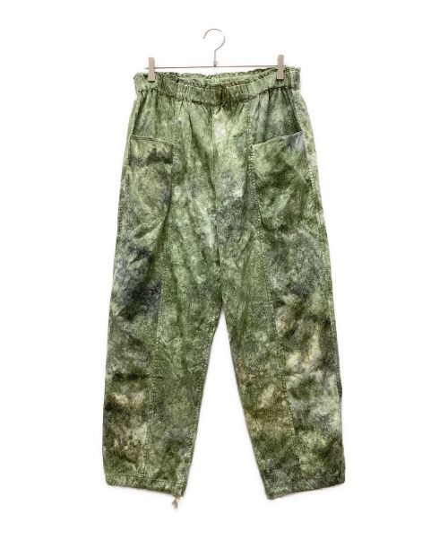 South2 West8（サウスツー ウエストエイト）south2 west8 (サウスツー ウエストエイト) Army String Pant - Uneven dye グリーン サイズ:Mの古着・服飾アイテム