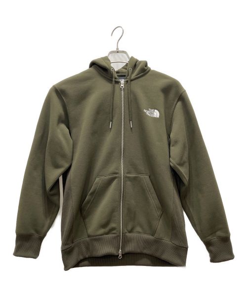 THE NORTH FACE（ザ ノース フェイス）THE NORTH FACE (ザ ノース フェイス) Square Logo Full Zip カーキ サイズ:Ｓの古着・服飾アイテム